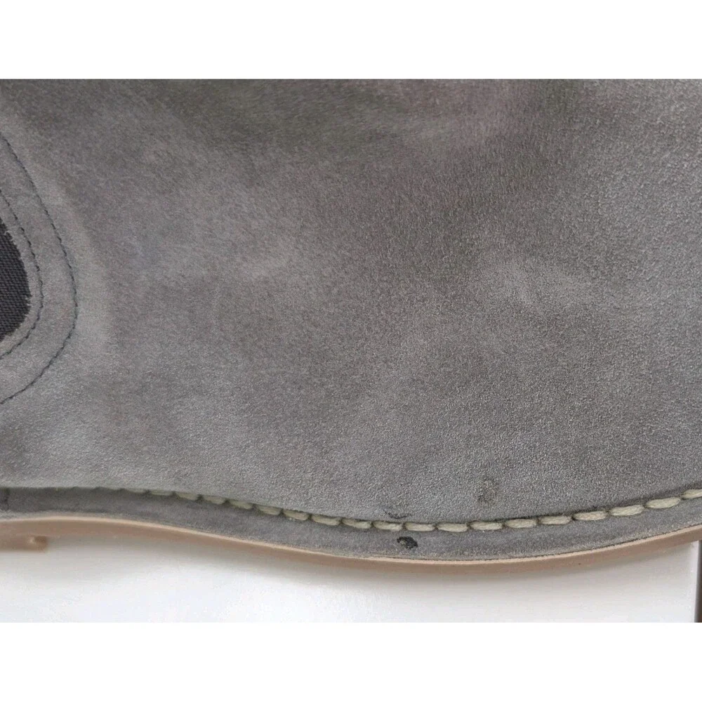 Hawke & Co Men's Skylark Gray Suede & Textile Chelsea Boots Round Toe 11 Classic